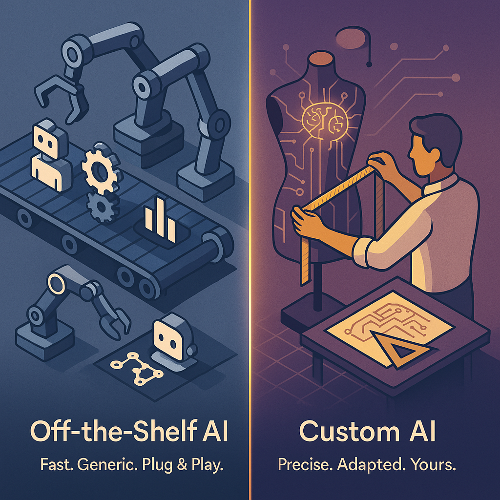 Comparison of Off-the-Shelf vs Custom AI